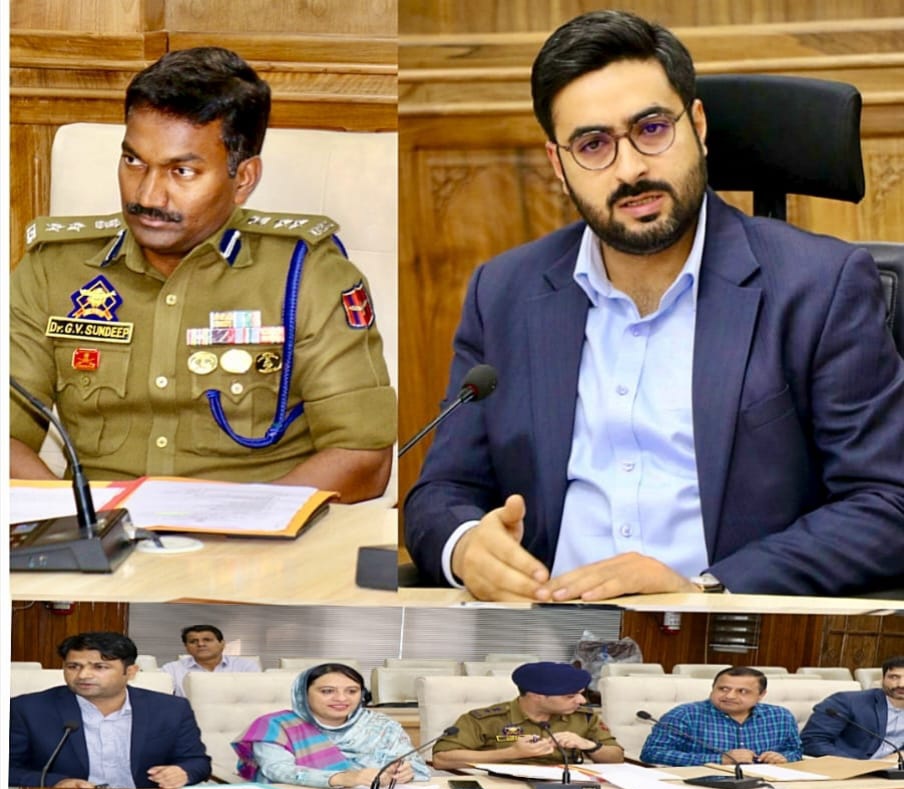 'DC, SSP Srinagar Chair District NCORD Meeting; Review Anti-Drug Measures , Focus on intensified action and community participation to combat drug menace'